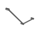 Mecca Care 32mm Ambulant Nero Toilet Nero Grab Rail 45 Degree 750X450mm - Gunmetal